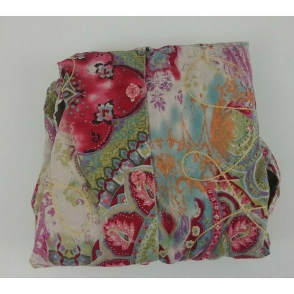 Koret Petite Sheer Embroidered Floral Paisley Blouse Size PL - Picture 4 of 5